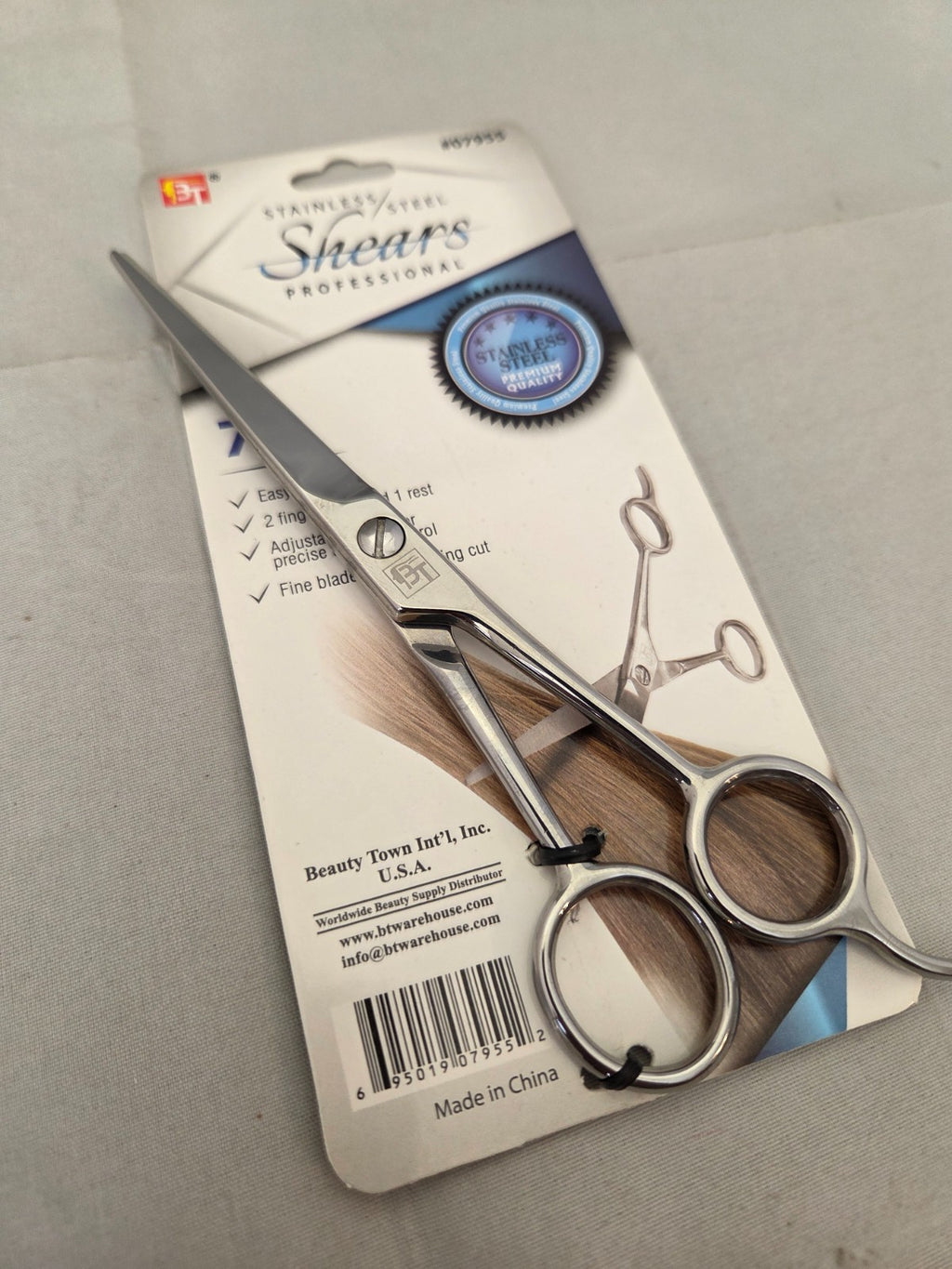 Hair Cutting Scissors Stainless Steel 5.5-7.5 Inch Professional Barber Shears