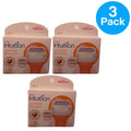 Refill Cartridges for Shick Intuition Razor with Organic Shea Butter & Jasmine - Bulk 3 Pack