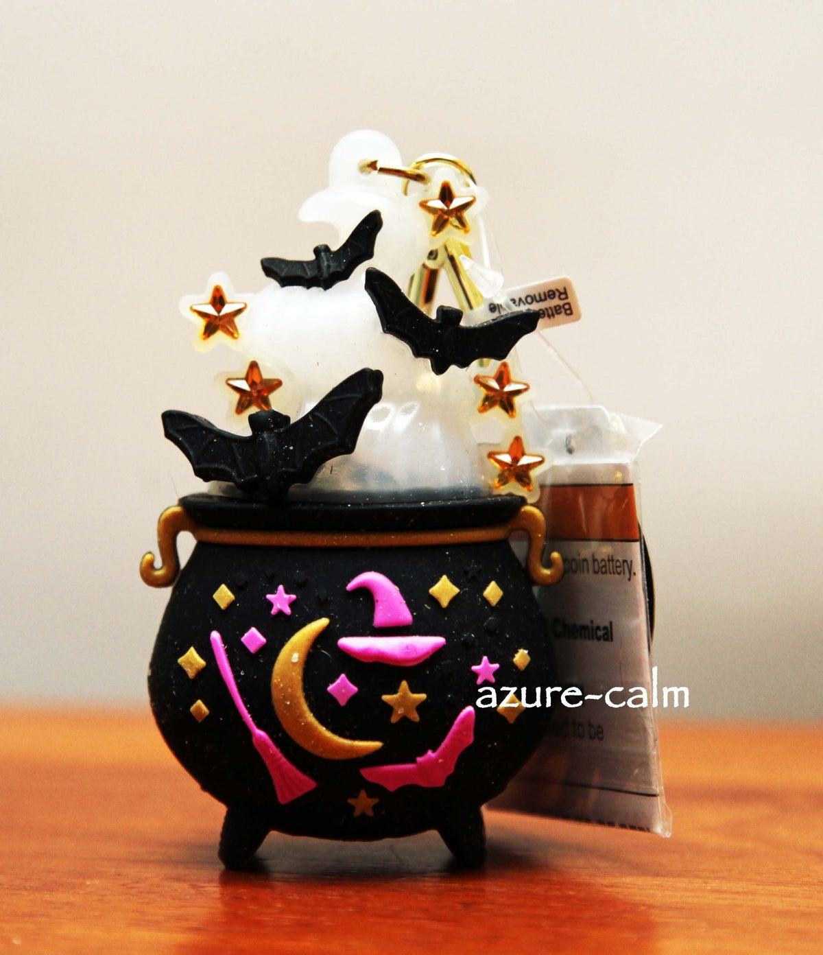 Halloween Cauldron Light Up PocketBac Hand Sanitizer Holder - Bath & Body Works