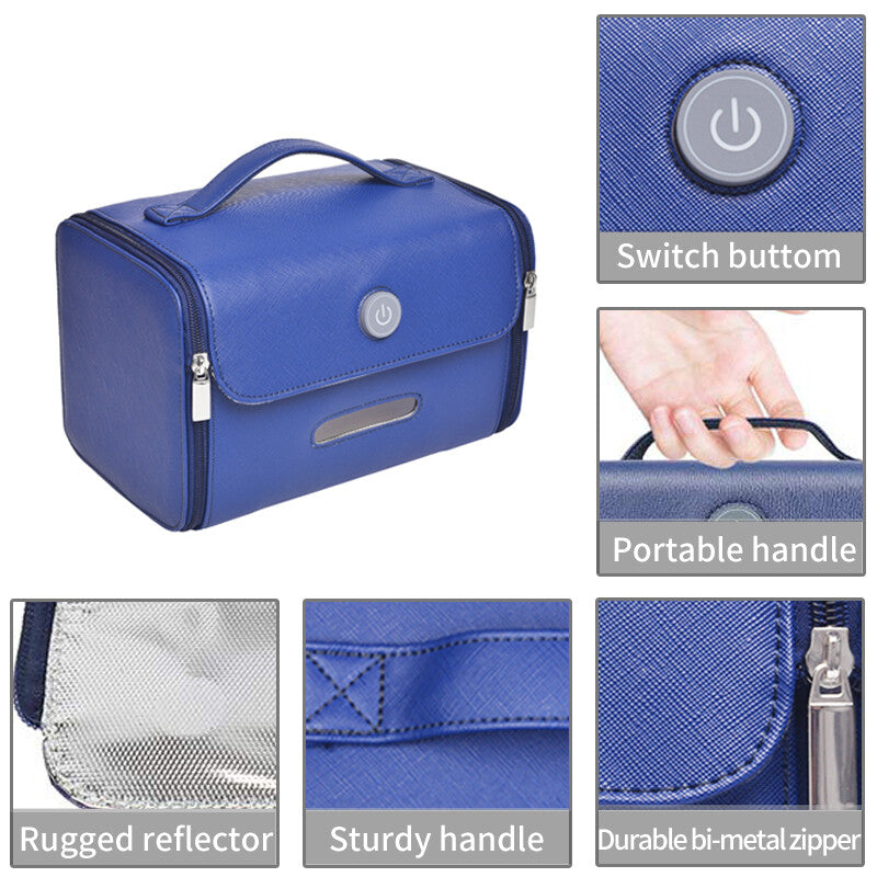 Portable UV Sterilizer Bag Foldable Disinfection Box UVC LED Light