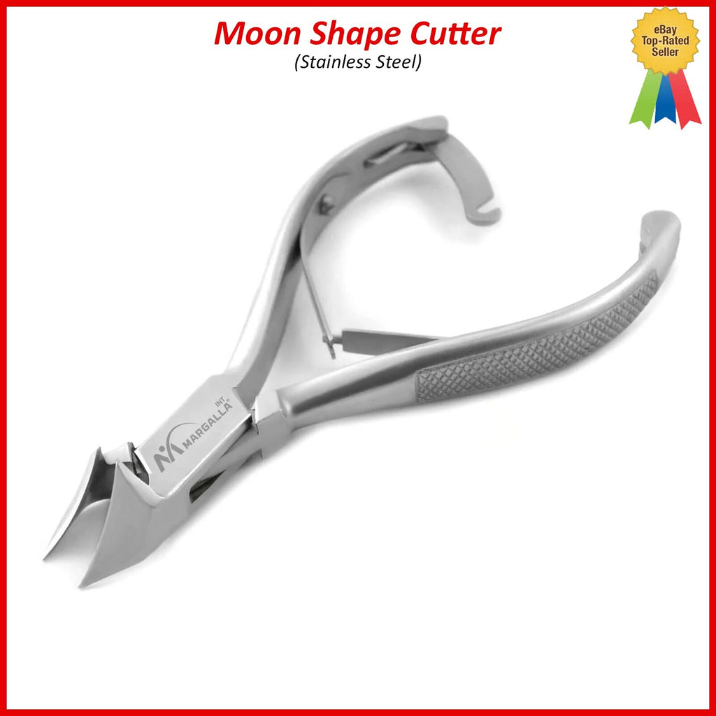 Heavy Duty Nail Nippers Cutter - Moon Shape Chiropody Clipper