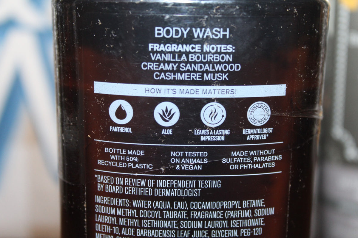 Bath & Body Works Bonfire Bash Body Wash Mist & Body Cream Set