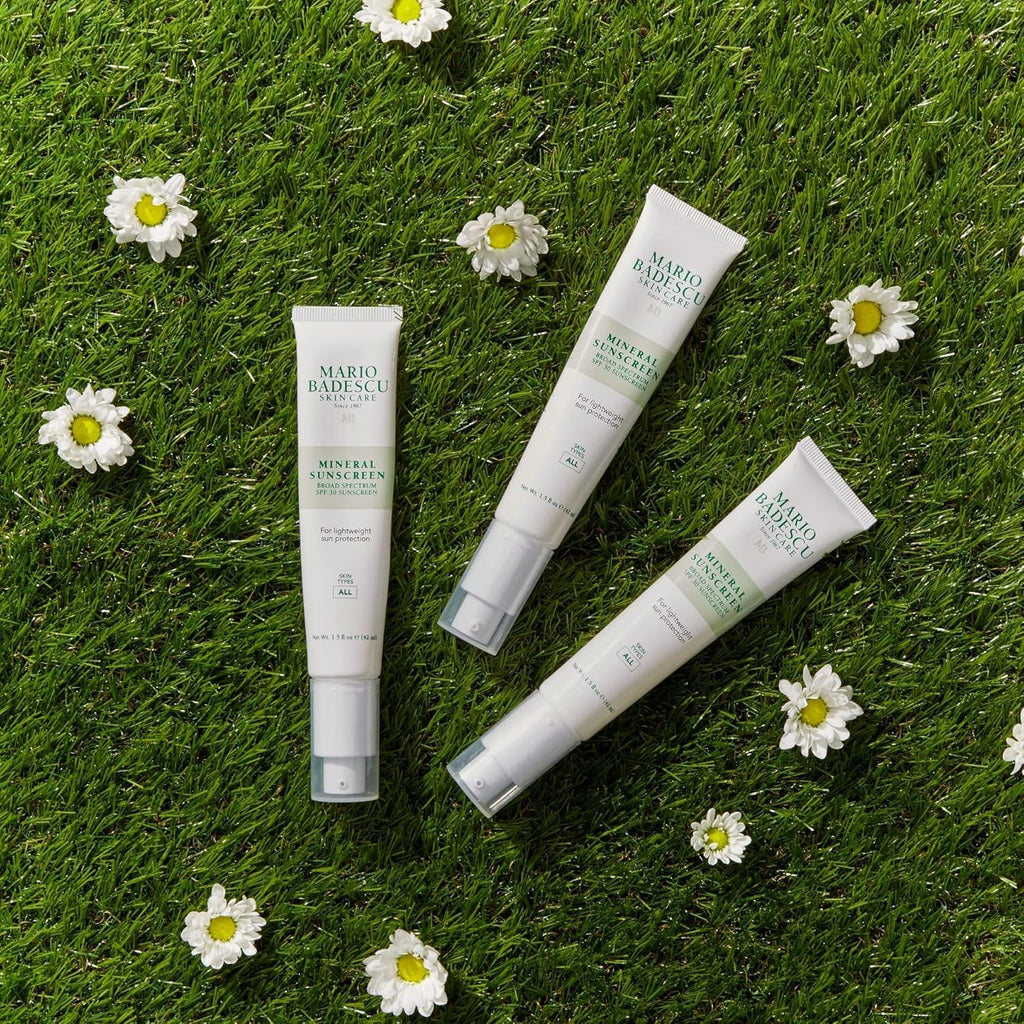 Mineral Sunscreen SPF 30 for All Skin Types Reef Safe - Lightweight & Fast-Absorbing