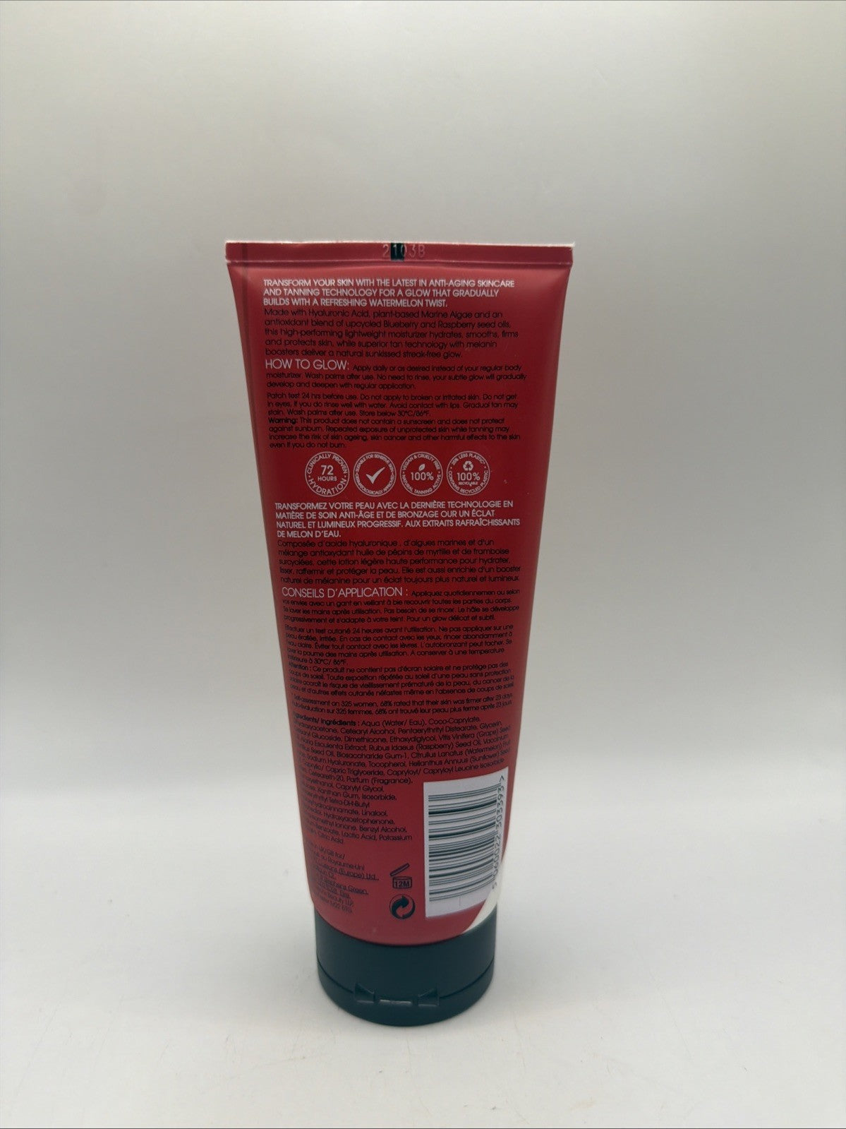 Gradual Tan Lotion with Watermelon Extract - Daily Firming Moisturizer 6.7 fl oz
