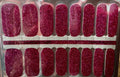 Lipstick Pink Glitter Nail Polish Strips - 16 Count