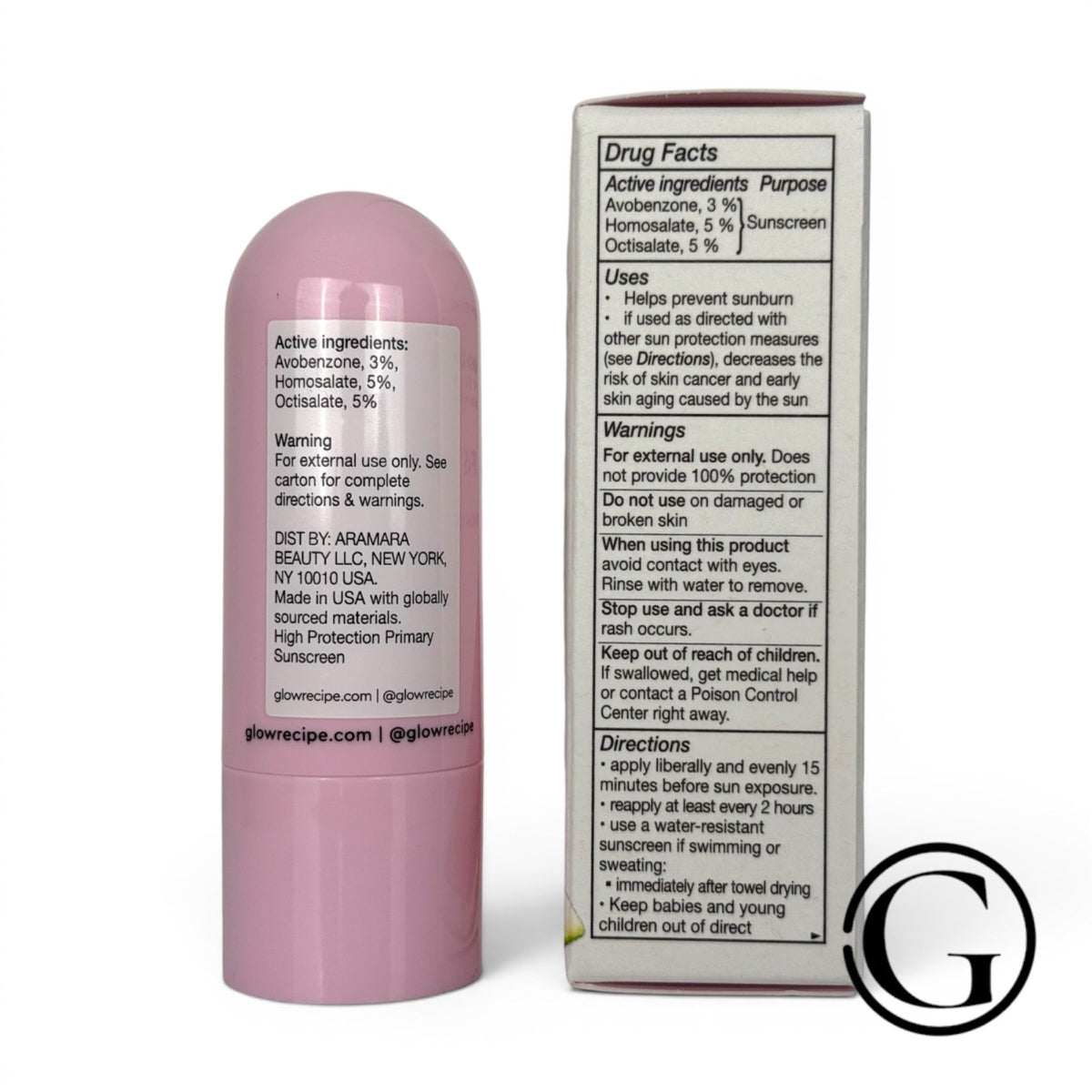 Watermelon Glow Sunscreen Stick SPF 45 with Niacinamide & Hyaluronic Acid