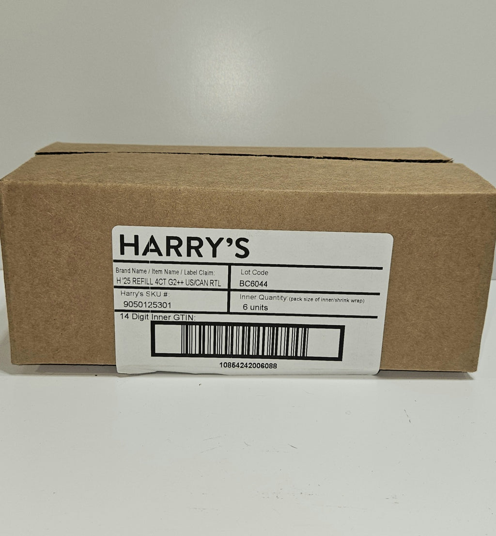 Harry's 4X 5-Blade Razor Cartridge Pack - Does Not Fit Harry's Plus