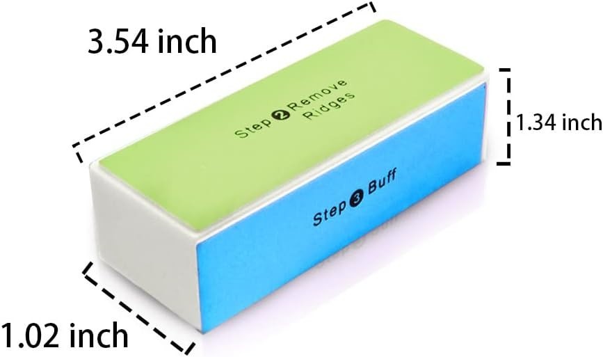 4-Step Nail Buffer for High Gloss Finish - DIY Manicure Tool