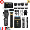 Professional Hair Clipper Set for Men with Beard Trimmer & Accessories