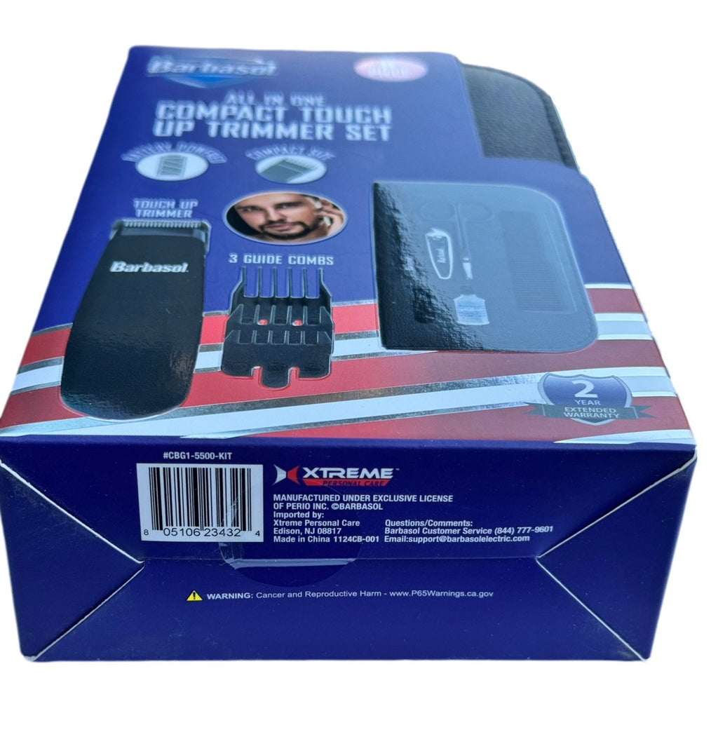 All-In-One Personal Grooming Trimmer Set with Travel Case - 11 Pieces