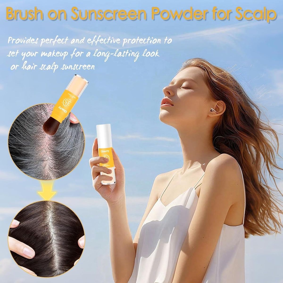 Mineral SPF 35 Face & Scalp Brush-On Setting Powder Oil Control