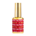 DND DC Gel Polish UV/LED Shade #067 Fire Engine Red - Long-Lasting Nail Color