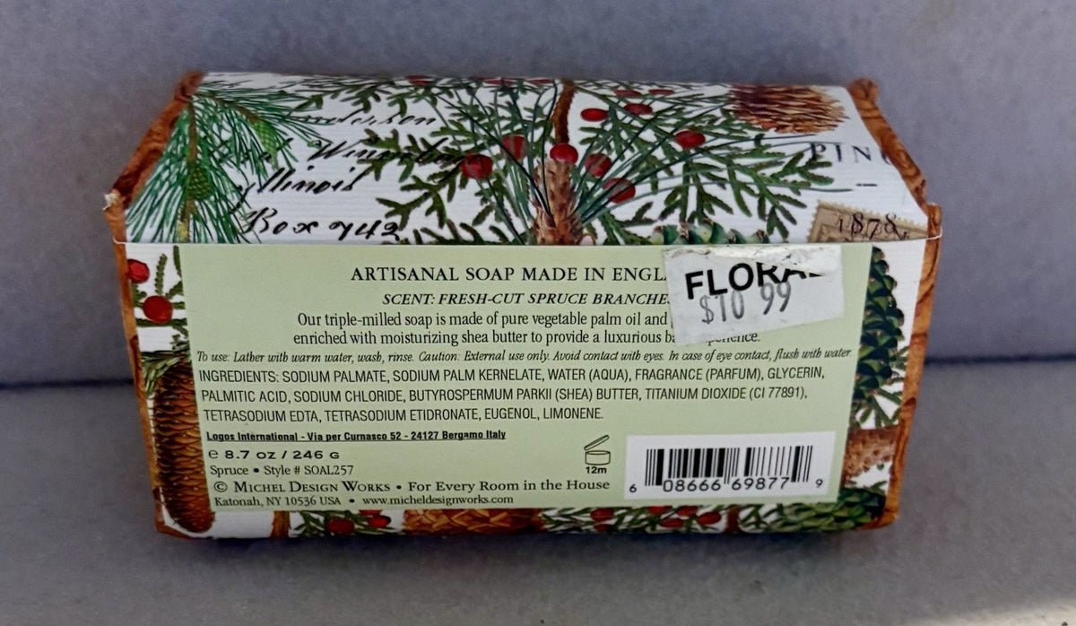 Shea Butter Bath Soap Bar - Made in England, Moisturizing & Gentle