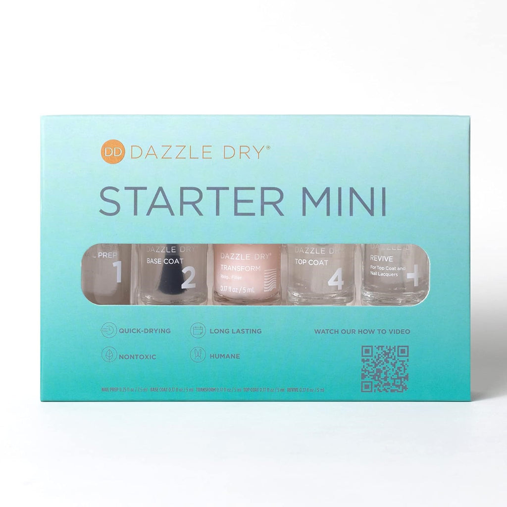 Nail Care Starter Kit with Nail Prep and Base Coat - Dazzle Dry