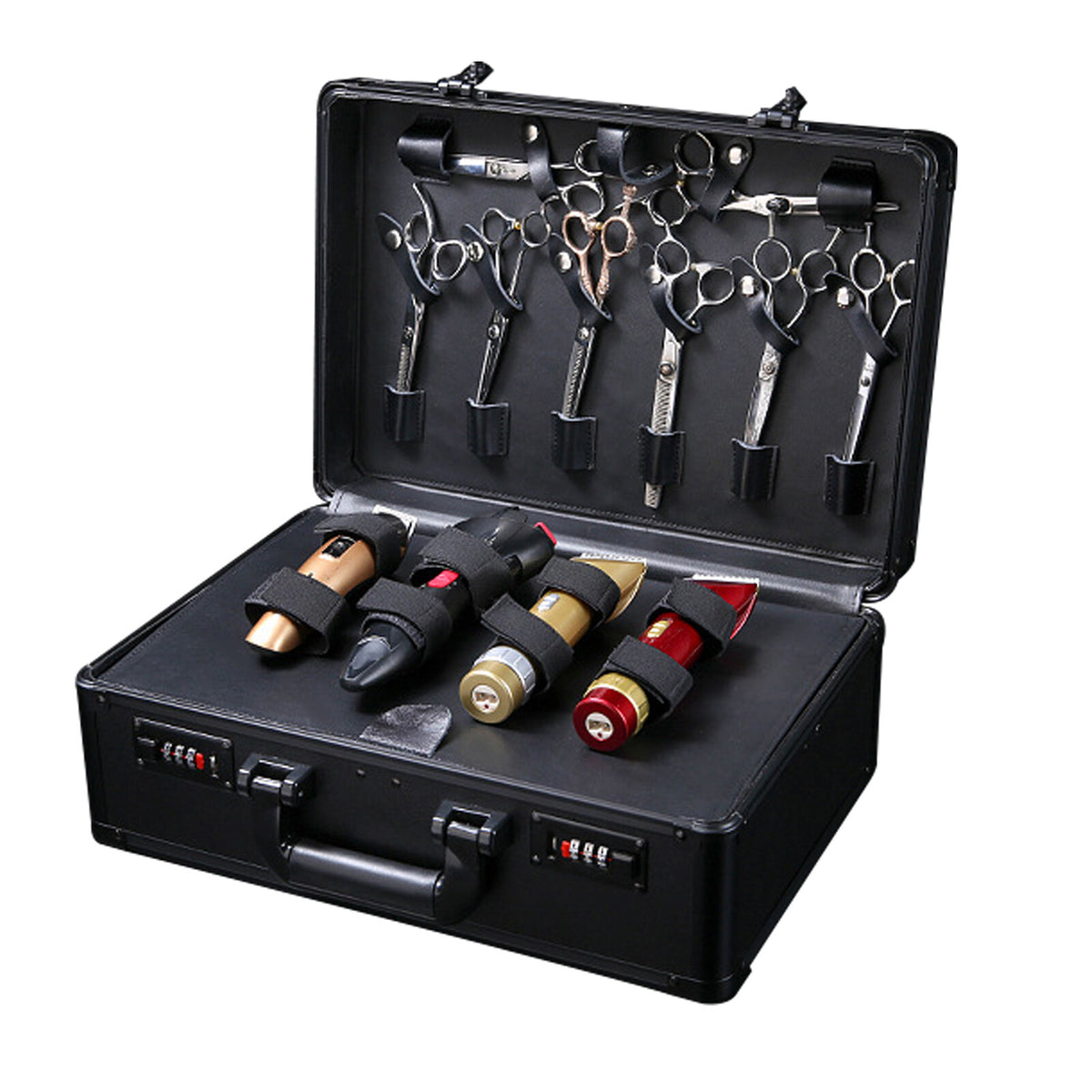 Portable Barber Carrying Case for Trimmers and Styling Tools