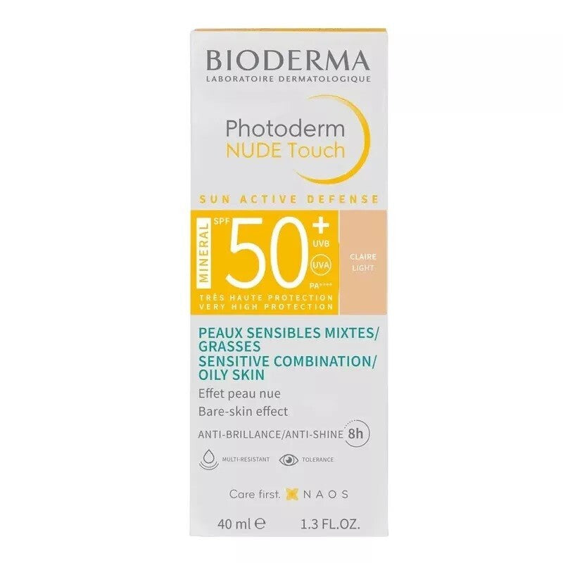 SPF50+ Mineral Sunscreen with Light Tint - Matte Finish, Water-Resistant, 40ml