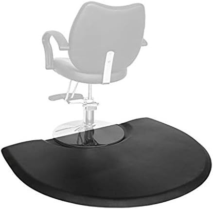 Anti-Fatigue Salon Mat 3x4 ft with Chair Cutout - Cushioned Floor Mat