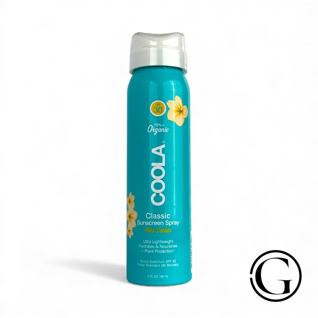 Organic Sunscreen Spray SPF 30 Pina Colada - Pack of 5, 2 fl oz