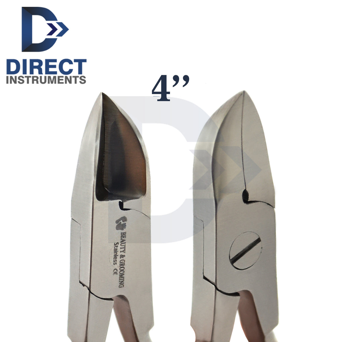 Heavy Duty Toe Nail Clipper 4-inch Pedicure Grooming Nippers - Podiatrist Tool