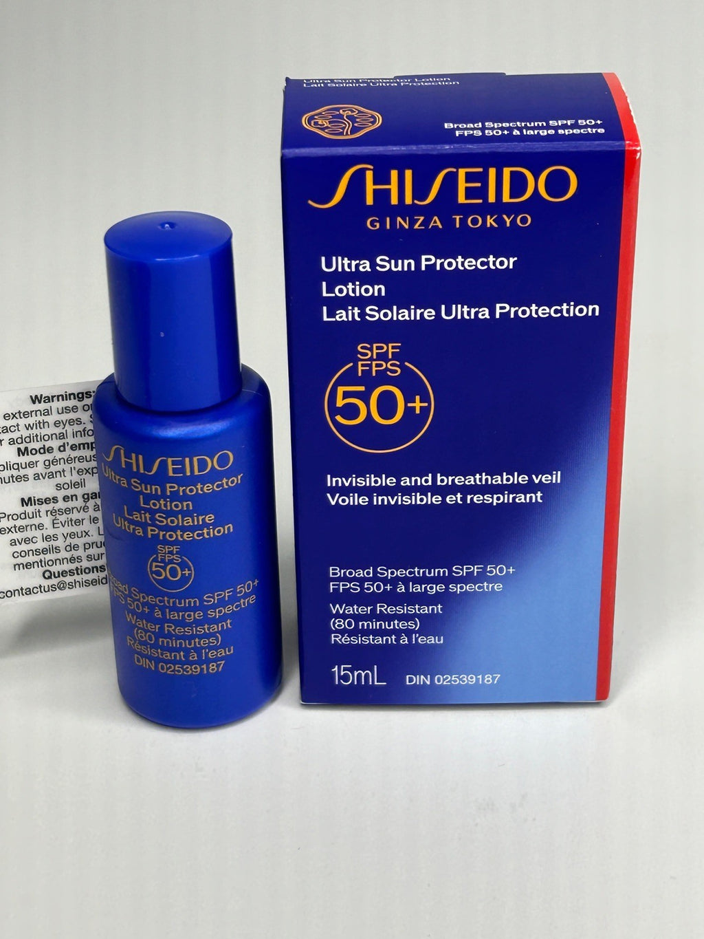 Travel Sunscreen Lotion SPF 50+ Water-Resistant Sun Protector Set of 6