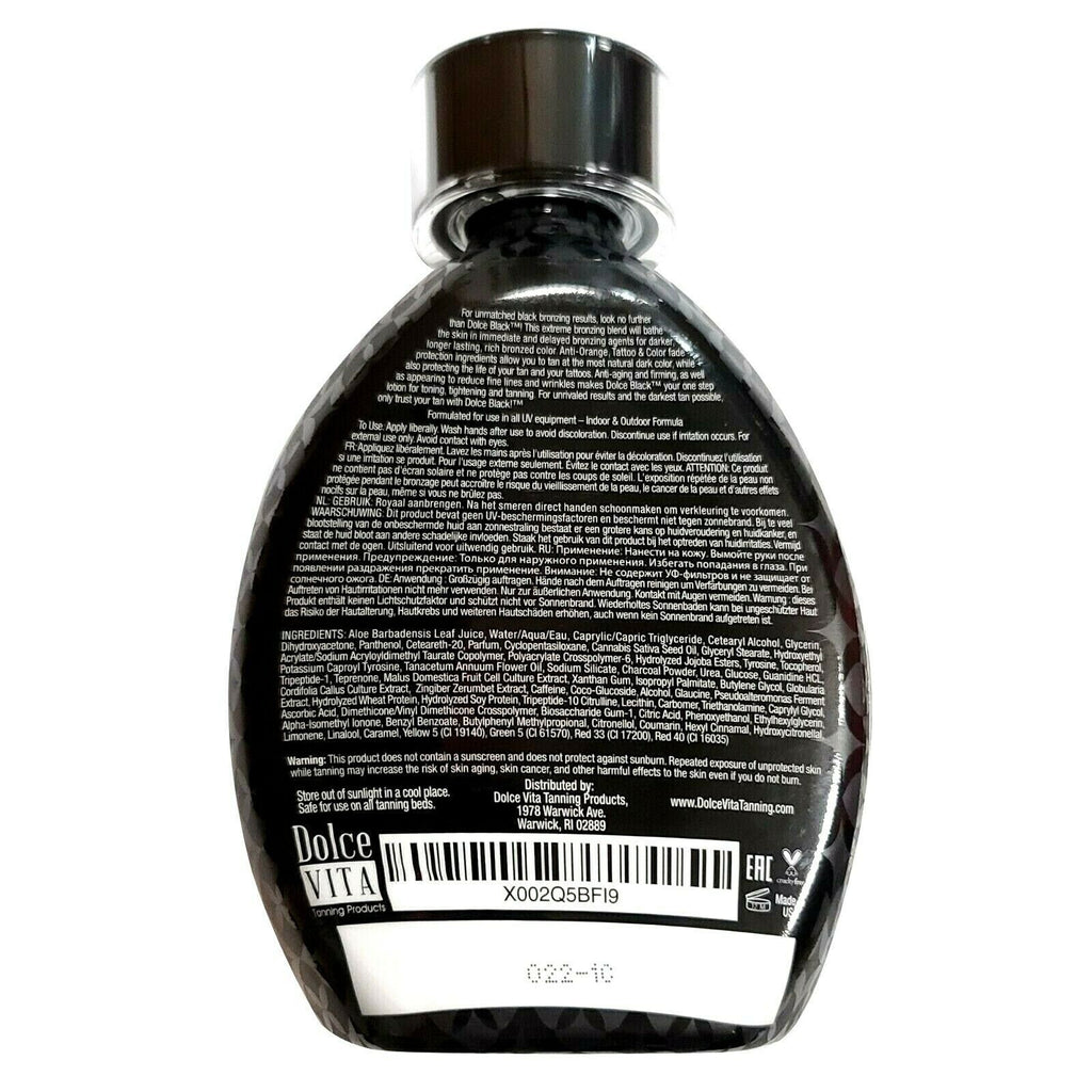 Self Tanning Bronzer Lotion with Tattoo & Tan Extenders - Dark DHA Formula