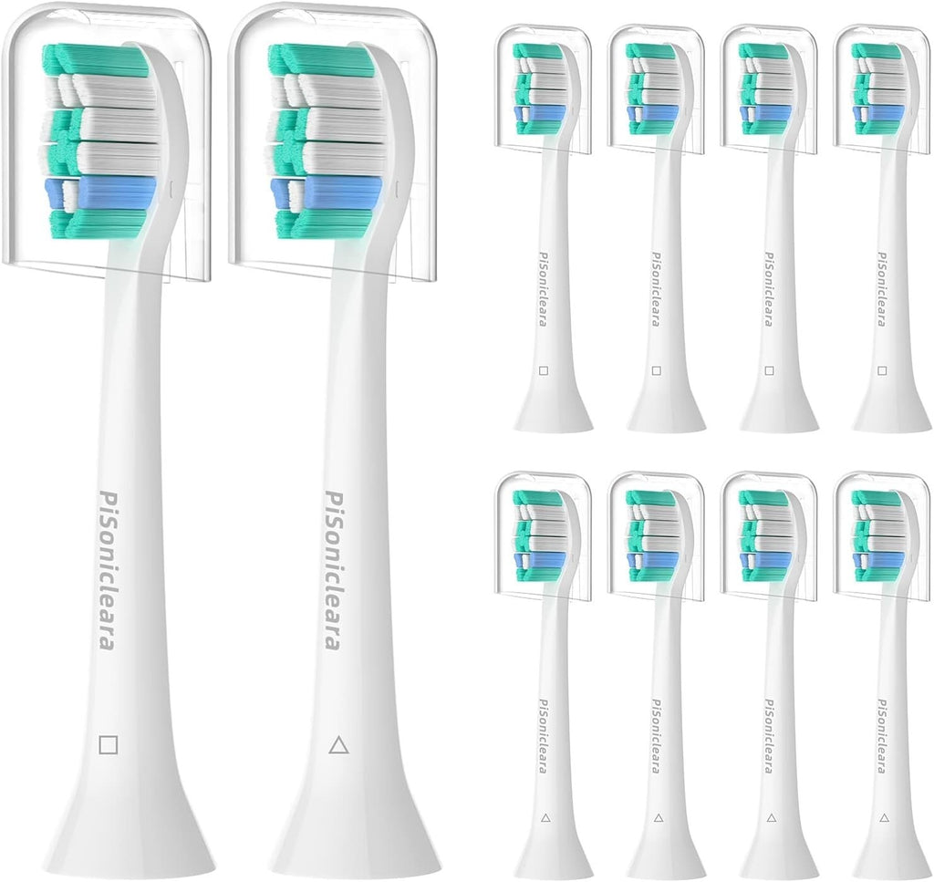 Replacement Toothbrush Heads 10 Pack - Compatible with Philips Sonicare