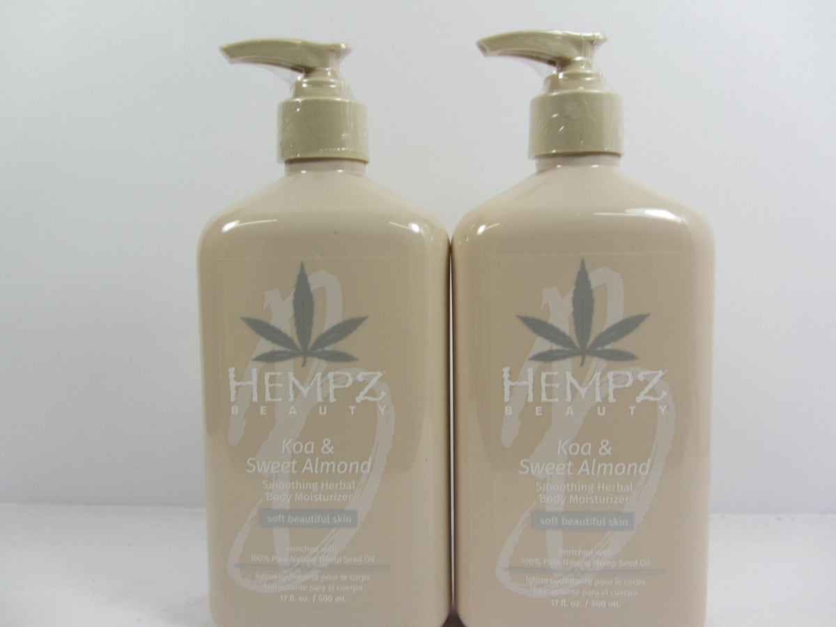Hempz Koa & Sweet Almond Herbal Body Moisturizer Set - All Skin Types