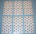 Nail Art Decal Sheets - Japanese Language Nail Decorations Set - 6 Sheets