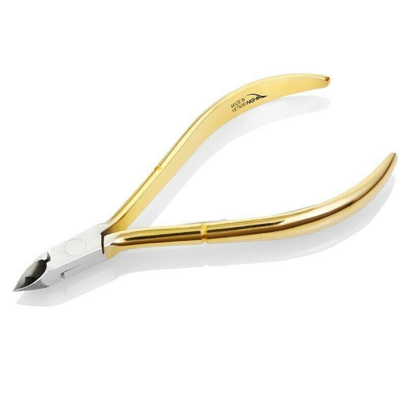 Hard Steel Cuticle Nipper D555 Full Jaw Pack of 2 for Nail Care