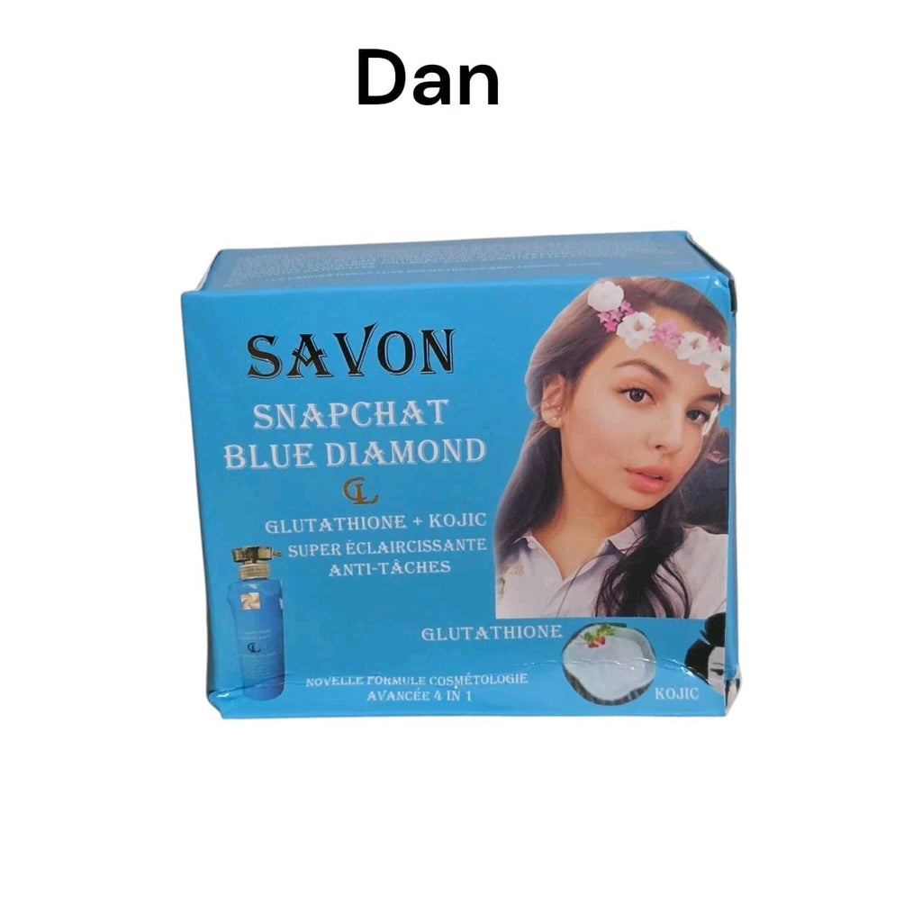 Blue Diamond Skin Lightening Soap 200g for Face & Body - Deep Cleansing & Pore Unclogging
