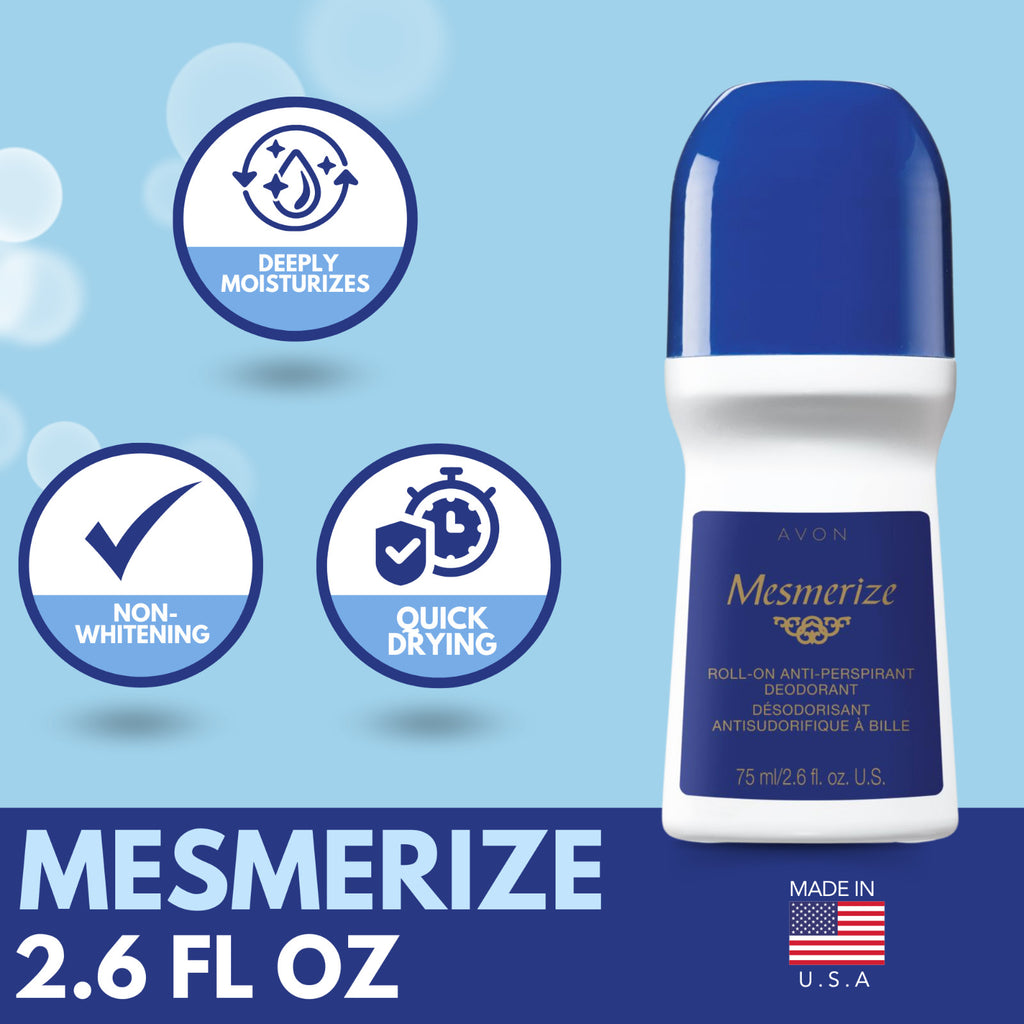 Men's Roll-On Antiperspirant Deodorant - Fresh Scent, 2.6 fl oz, 6-Pack