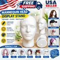 Lightweight Foam Mannequin Head for Wig, Hat & Scarf Display, DIY Painting