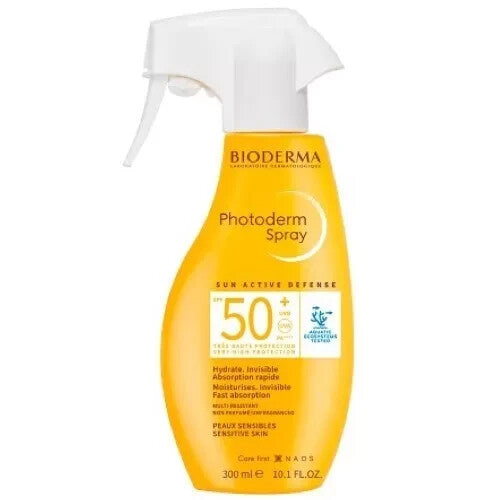 High SPF Sun Protection Spray SPF50+ 300ml - Water-Resistant & Dermatologically Tested