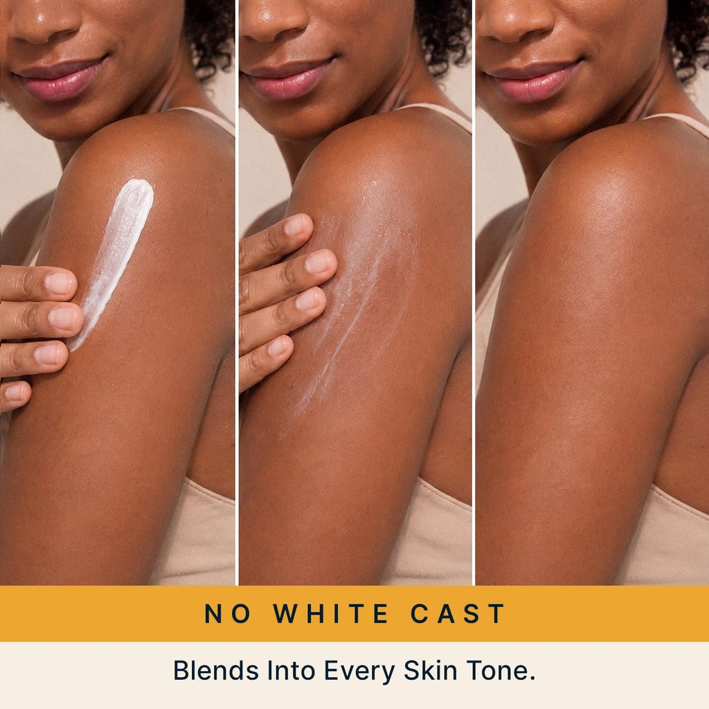 Mineral Sunscreen SPF 50 Zinc Oxide Reef Safe Cream 4 oz - Broad Spectrum UV Protection