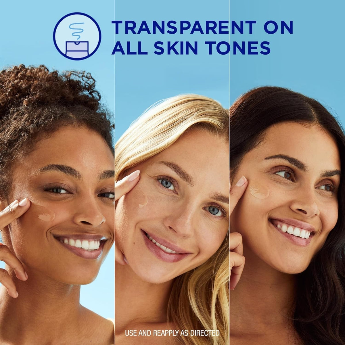 SPF 60+ Hydrating Face Sunscreen with Ceramides 3-Pack - Invisible Finish