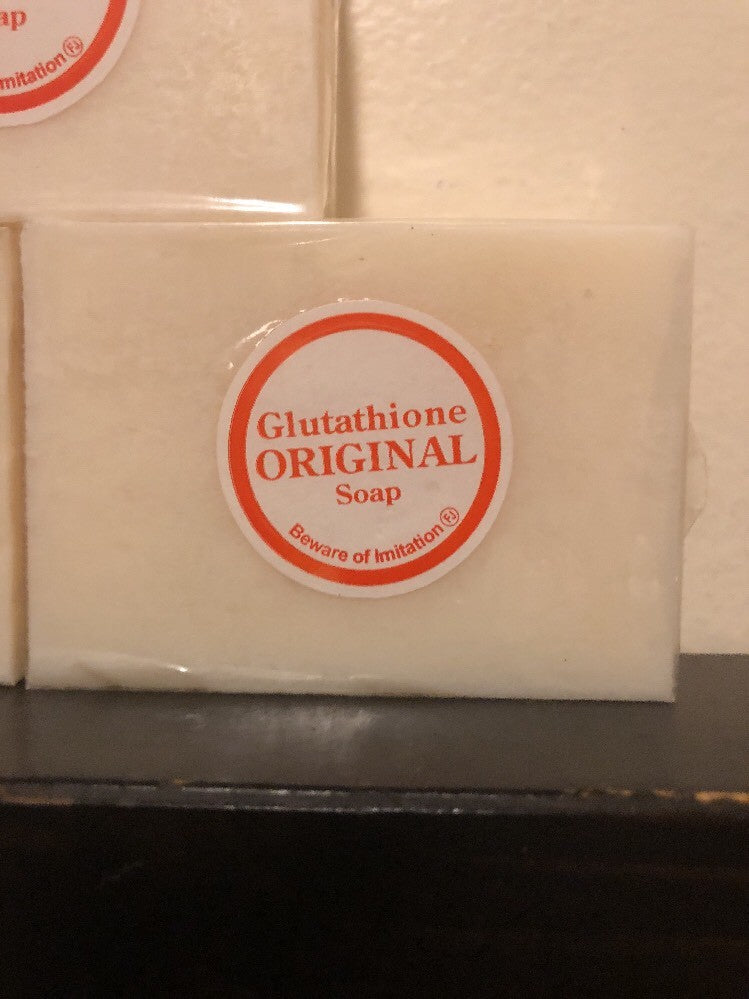 Organic Glutathione Skin Whitening Soap Bars - Set of 3 for Brightening & Lightening