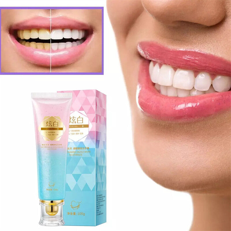 Niacinamide Whitening Toothpaste for Bright Teeth & Fresh Breath - 100g