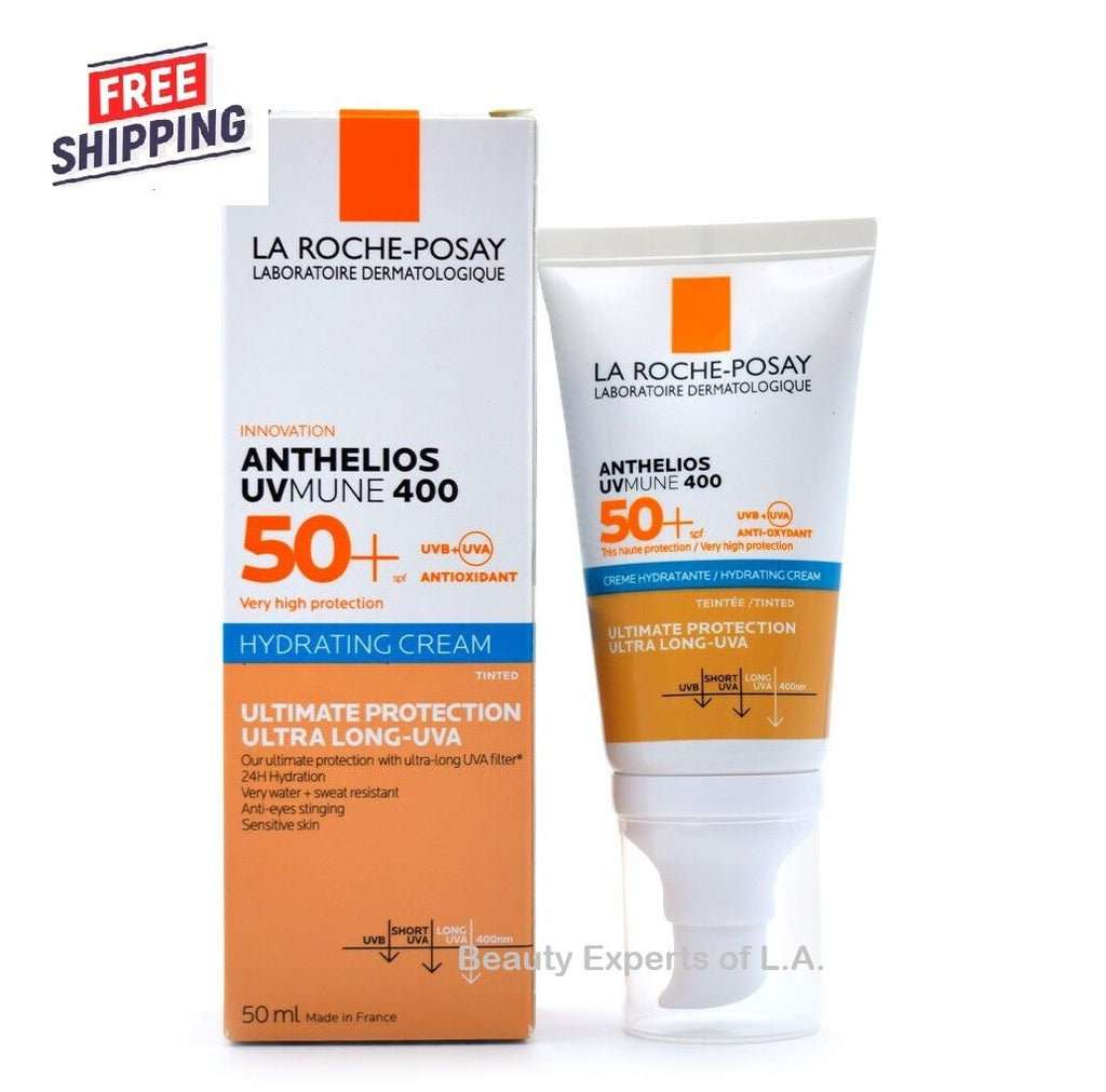 SPF 50+ Tinted Moisturizing Sunscreen Cream for Sensitive Skin 50ml