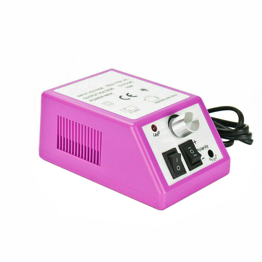 Electric Nail Drill Machine for Manicure Pedicure Acrylic Nails Pink
