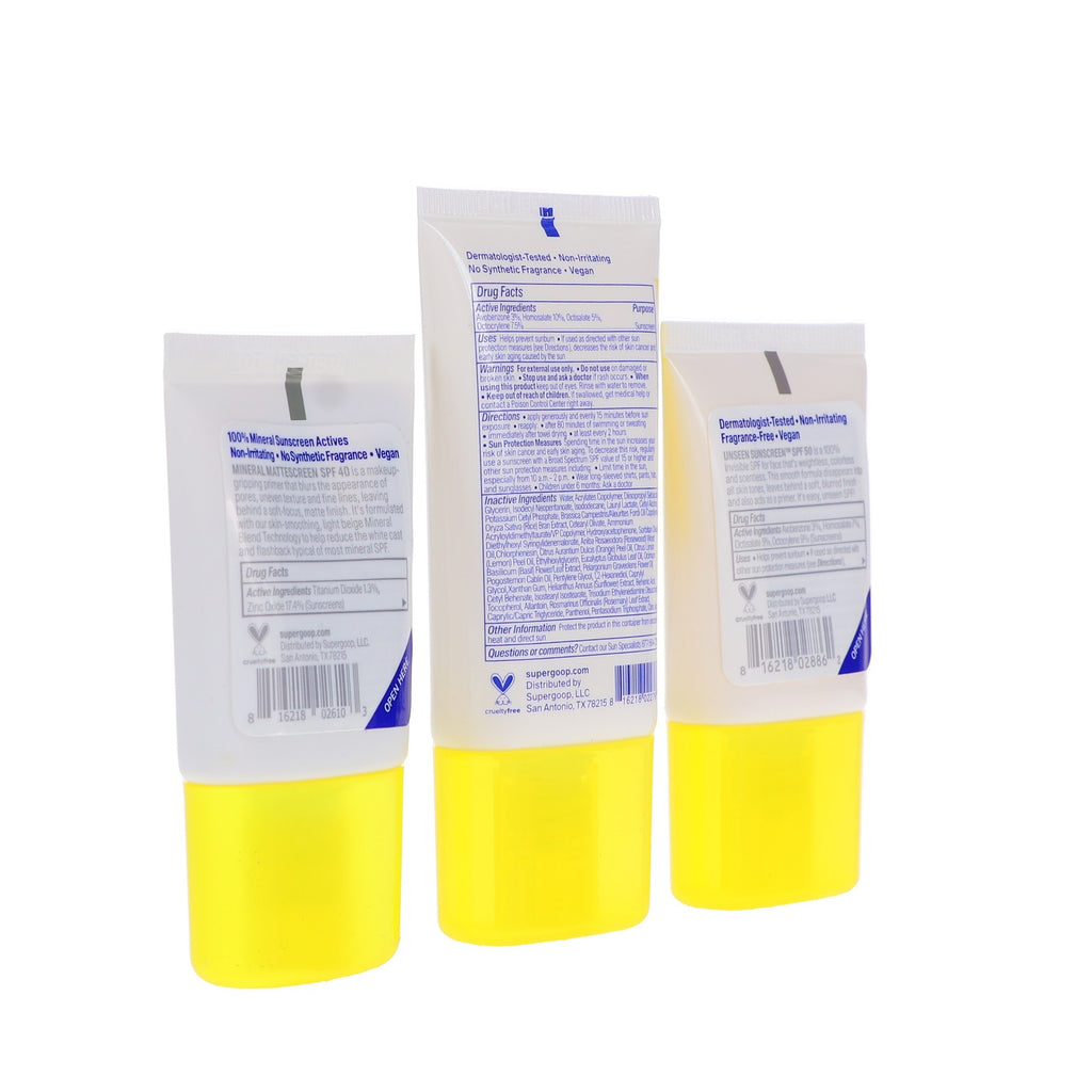 Supergoop! SPF Starter Kit - Best-Selling Sun Protection Collection