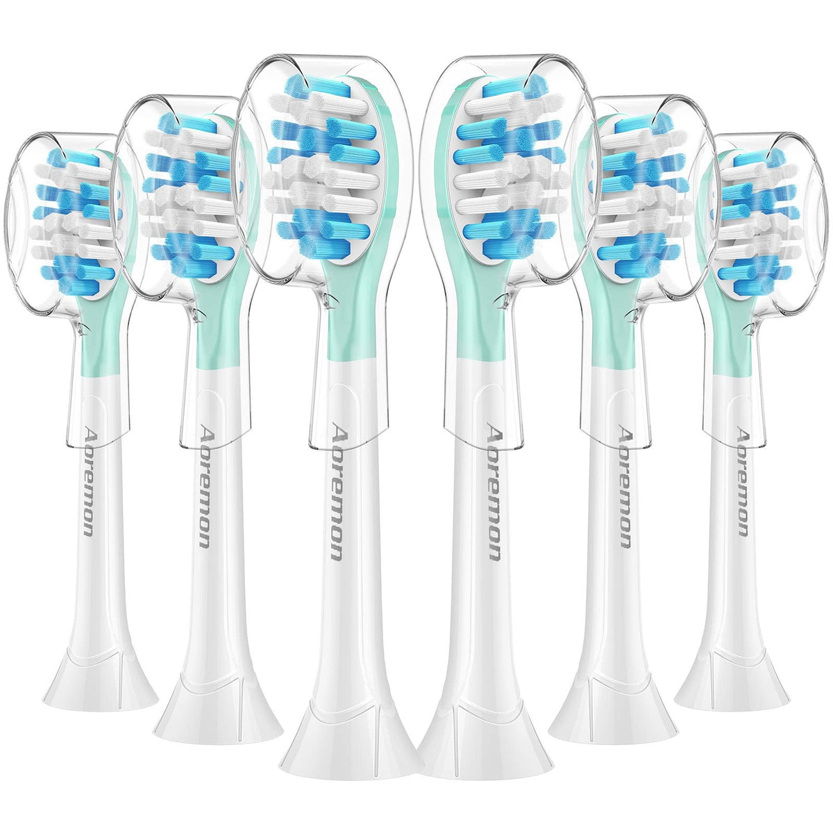 Replacement Toothbrush Heads for Philips Sonicare C3 6 Pack - Gentle Plaque Removal