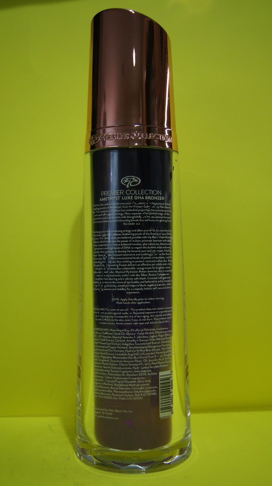 Dark DHA Bronzer Lotion for Indoor Tanning - Violet Undertones, 7 oz