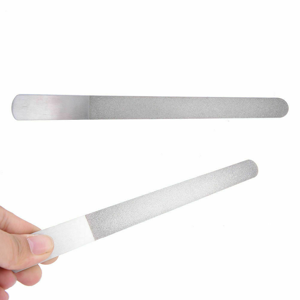 Dual Sided Stainless Steel Nail File Manicure & Pedicure Spa Tool Set - Pack of 2