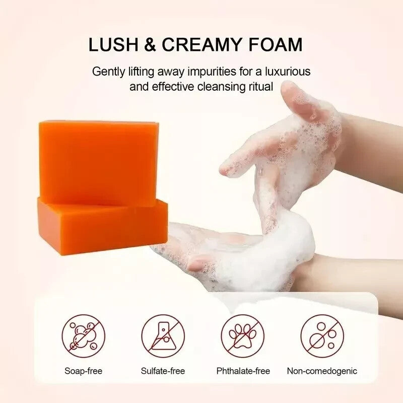 Kojic Acid Dark Spot Correcting Soap Bars with Vitamin C Retinol Collagen