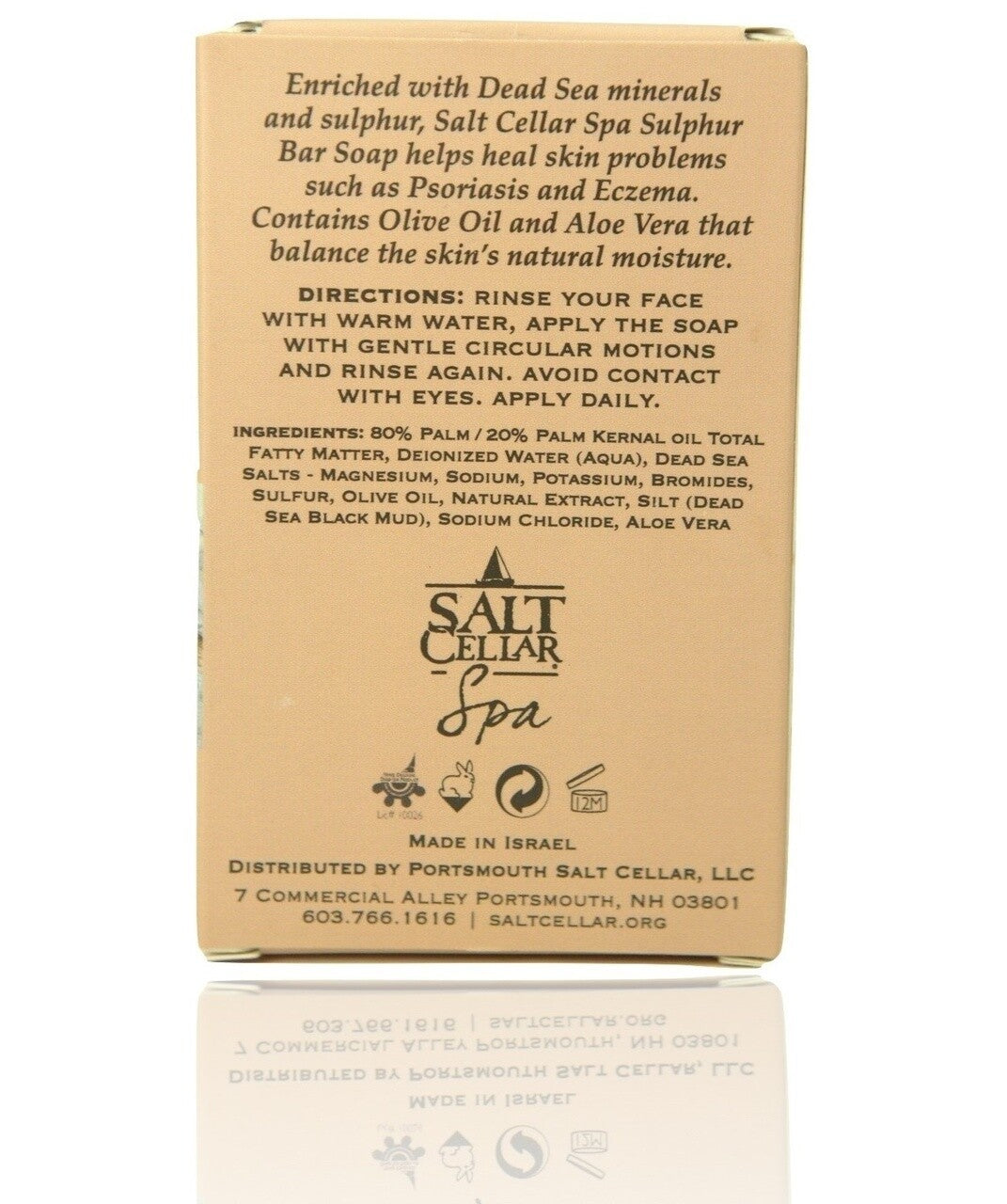 Dead Sea Mineral Soap for Eczema & Psoriasis Relief - 4.4 oz