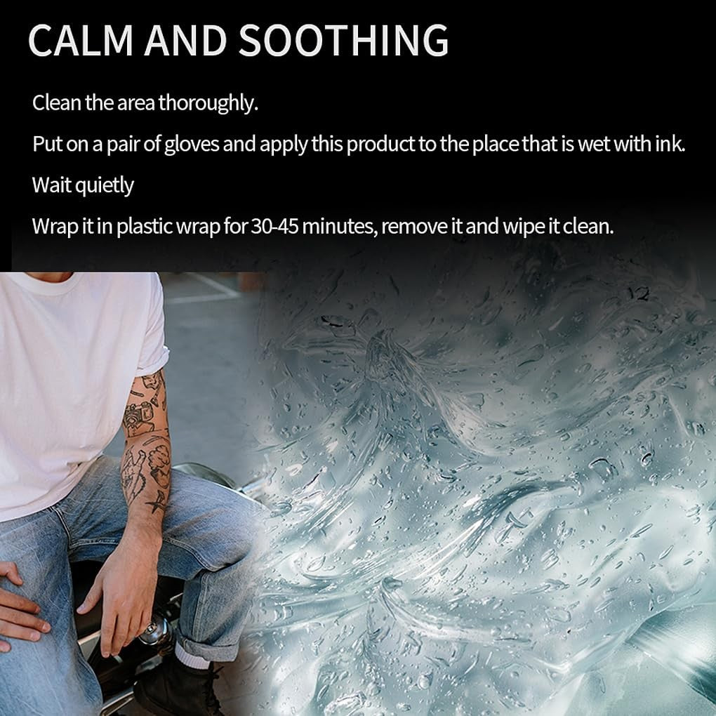 Tattoo Aftercare Cream 3.4 Oz – Soothing Moisturizer for Before, During & After Tattooing