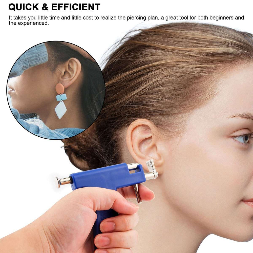 Professional DIY Ear Piercing Gun Kit with 98 Studs and Case