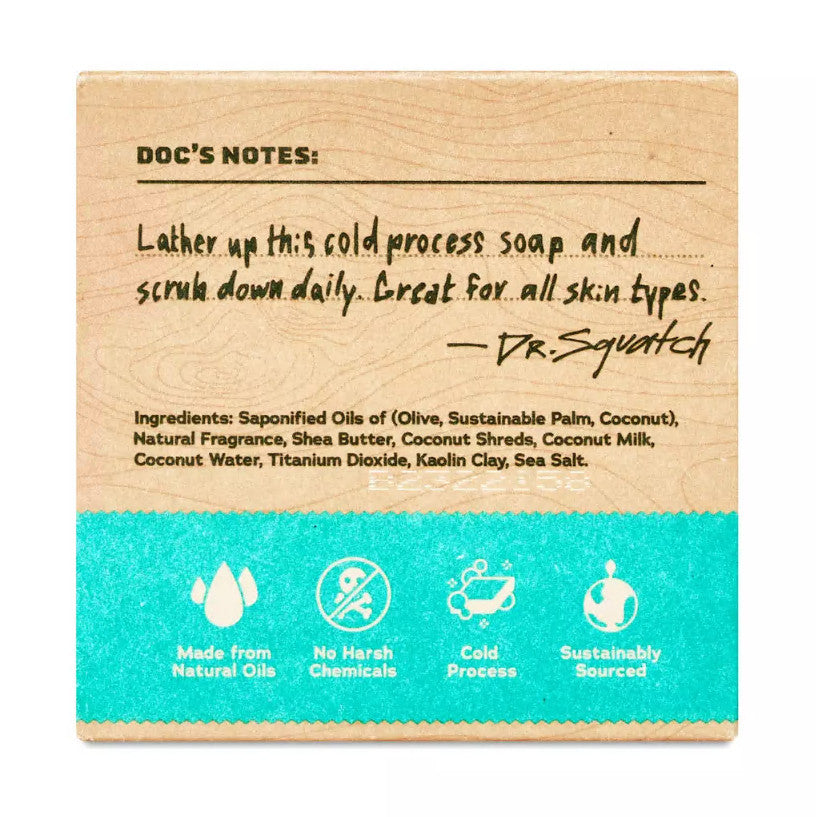 Natural Coconut Scented Bar Soap - Moisturizing Handmade 5 oz Pack of 3