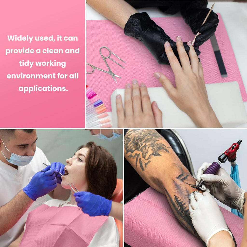 Disposable Nail Practice Mats 20 Pieces - Waterproof Double-Sided Nail Art Sheets