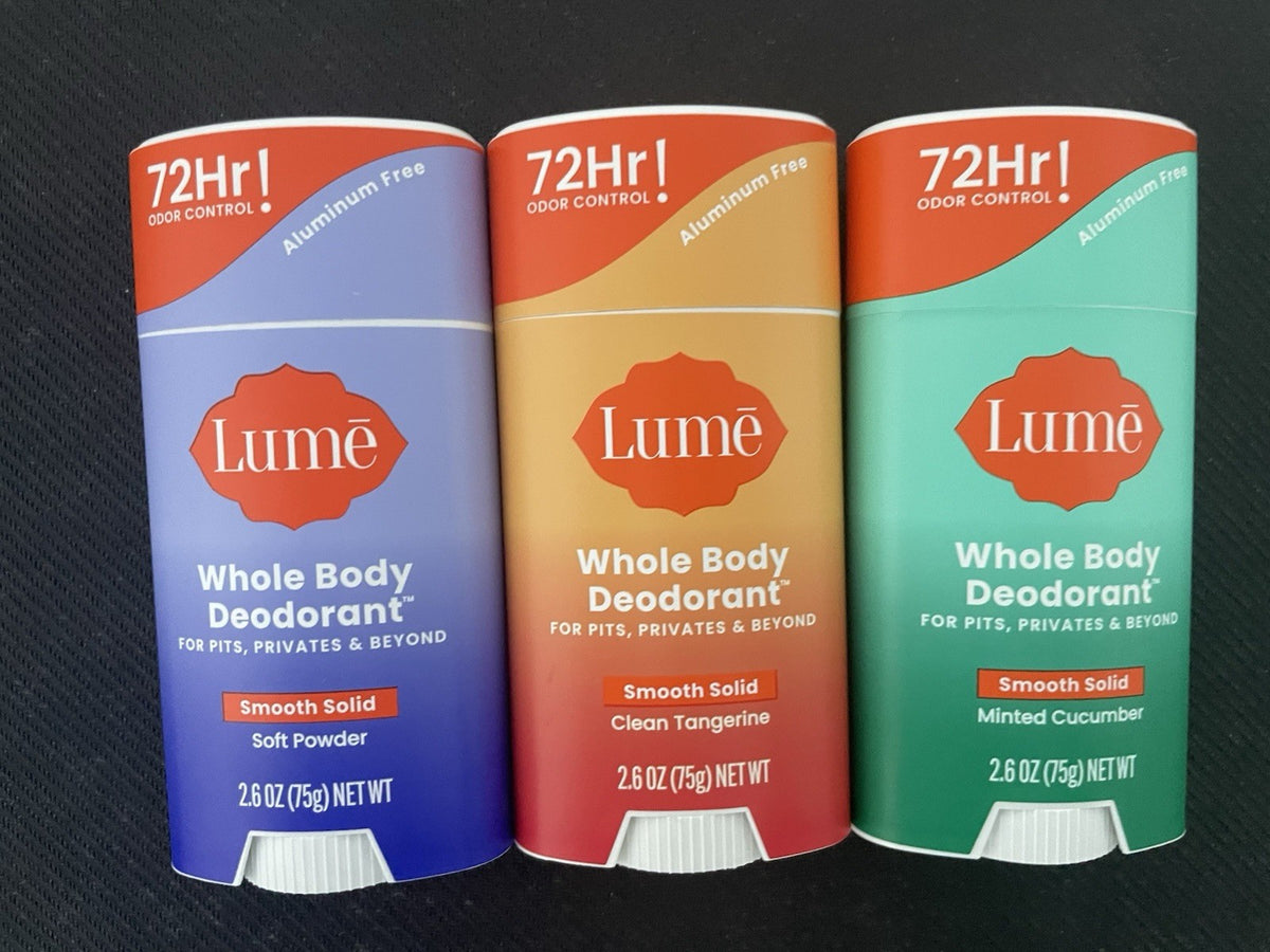 Set of 3 Assorted Scent Whole Body Deodorants 2.6 oz Solid Stick